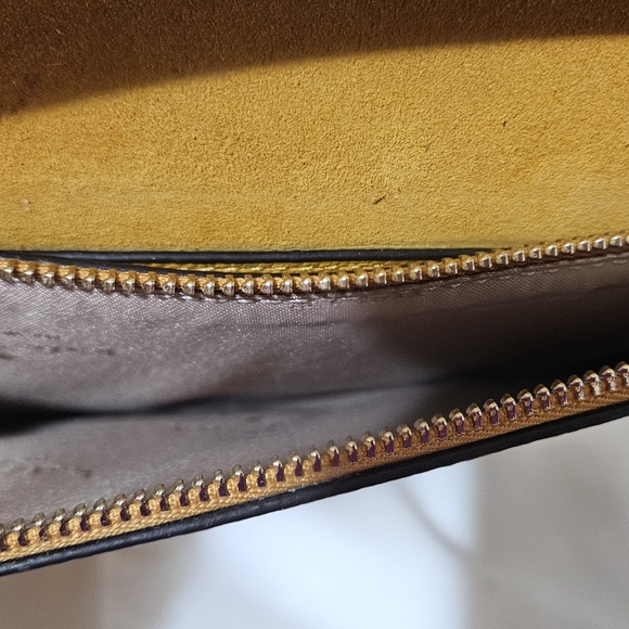 NWT Kate Spade crossbody bag Suede Mixet mat Luna - Picture 8 of 9